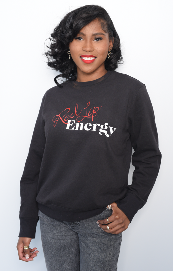 RED Lip Energy Sweatshirt